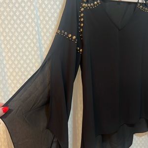 Women's Rock & Republic Beaded Cutout Top